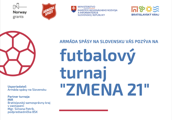 Read more about the article Futbalový turnaj „ZMENA 21“